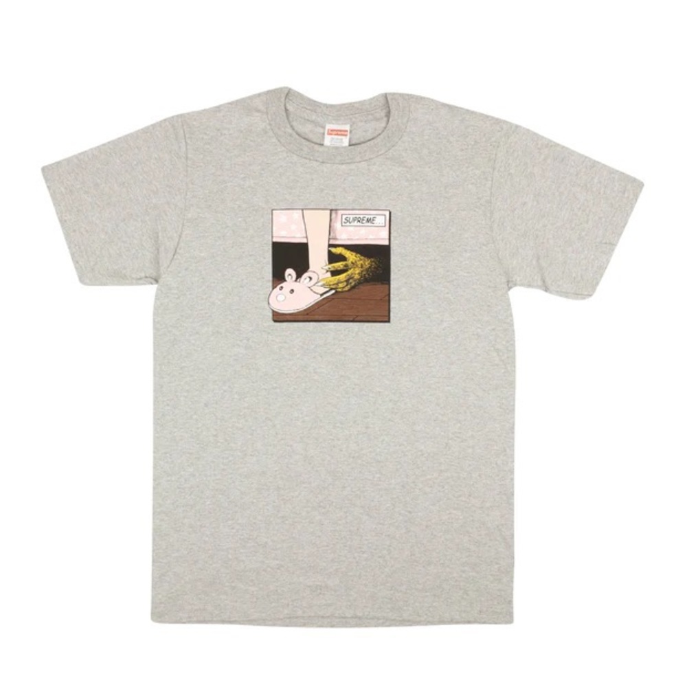Supreme Grey Bed time short sleeve t-shirt medium